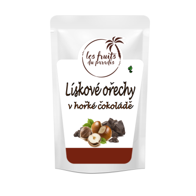 Lískové ořechy v hořké čokoládě 100 g Les Fruits du Paradis