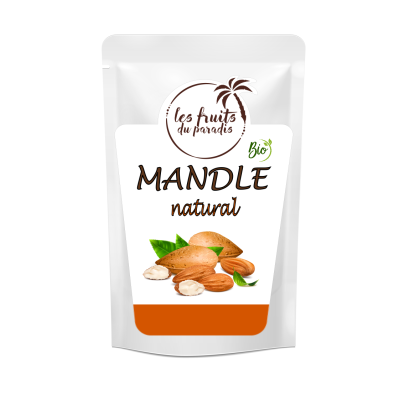 Mandle Natural BIO 1 kg Les Fruits du Paradis