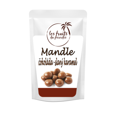 Mandle v čokoládě slaný karamel 1 kg Les Fruits du Paradis