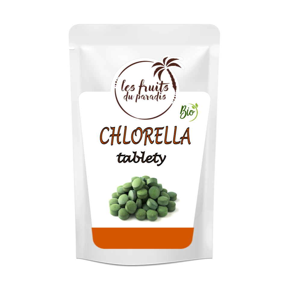 Chlorella tablety BIO (500 mg) 3 kg Les Fruits du Paradis